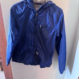 Carhartt  Blue Hooded Rain Jacket